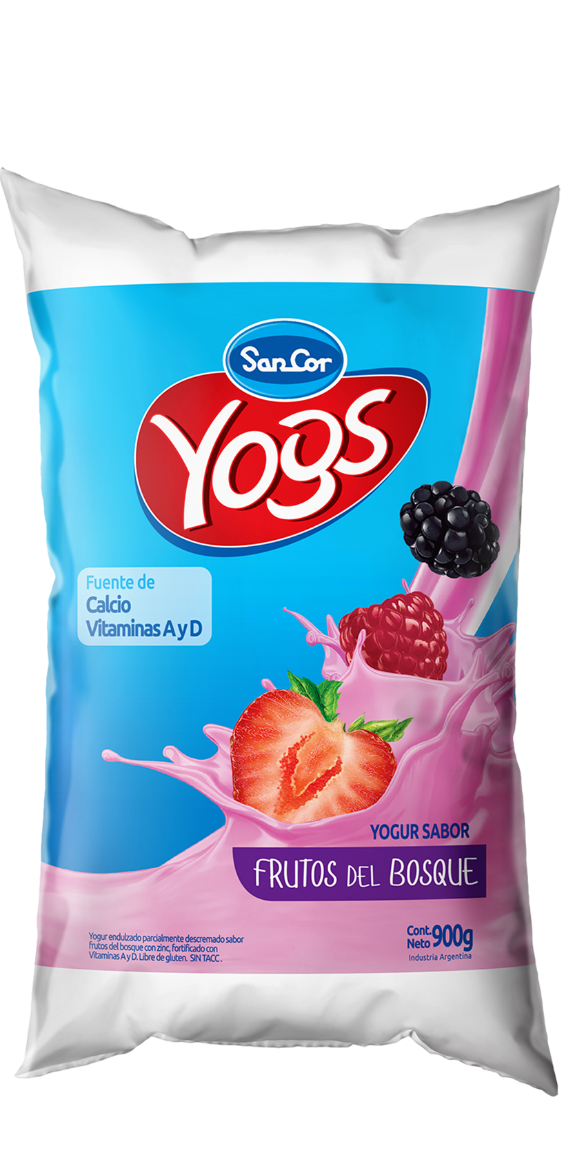 Yogur Sancor Yogs bebible entero - Sabor multifruta